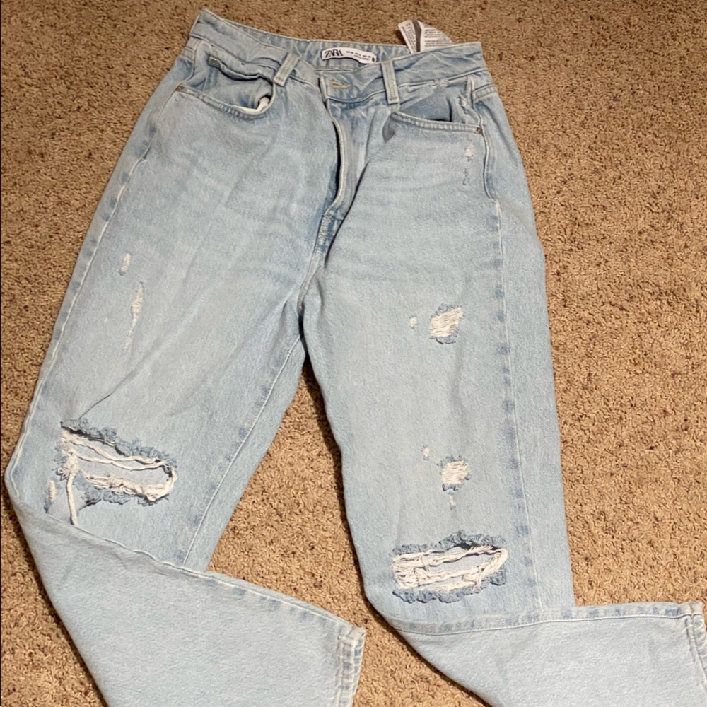 ZARA loose mom jeans